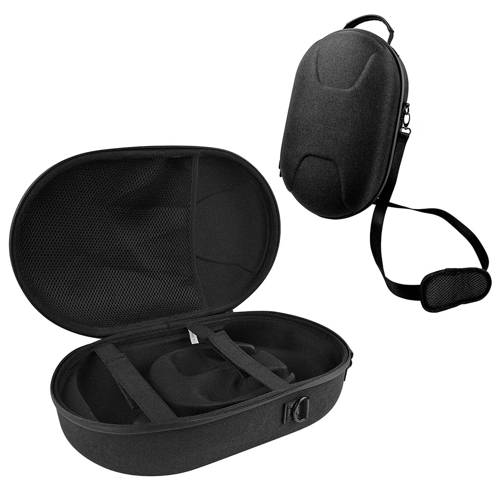 Junerain EVA Travel Storage Case for Meta Quest 3 VR Headset - Adjustable Shoulder Strap, Shockproof & Scratch-Resistant Protective Cover - Perfect for Travel, Gaming, and VR Headset Protection