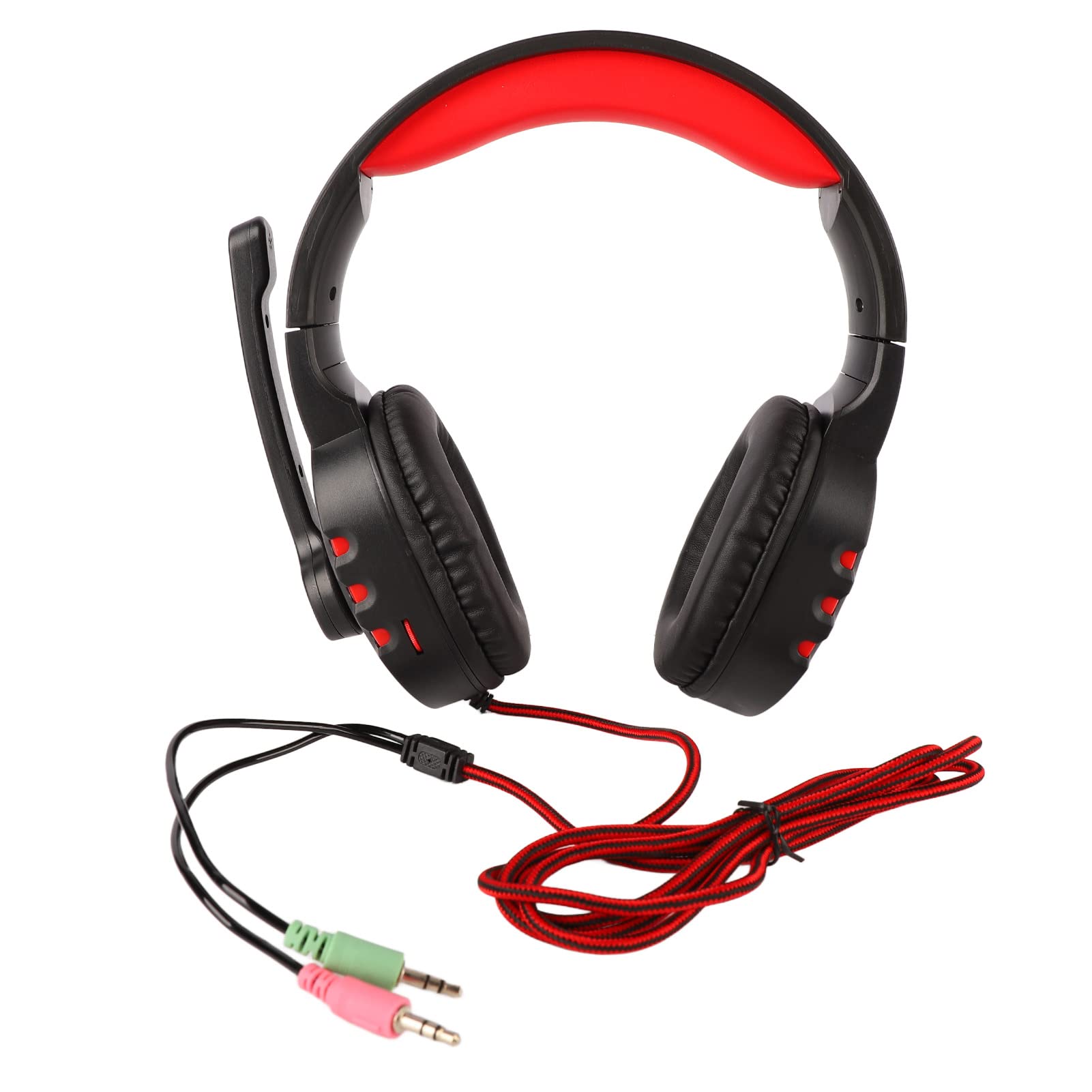 Topiky Wired Gaming Headset with Noise Cancellation, Adjustable Headband & Mic for PC - Perfect for Competitive Gaming, Streaming & Online Meetings
