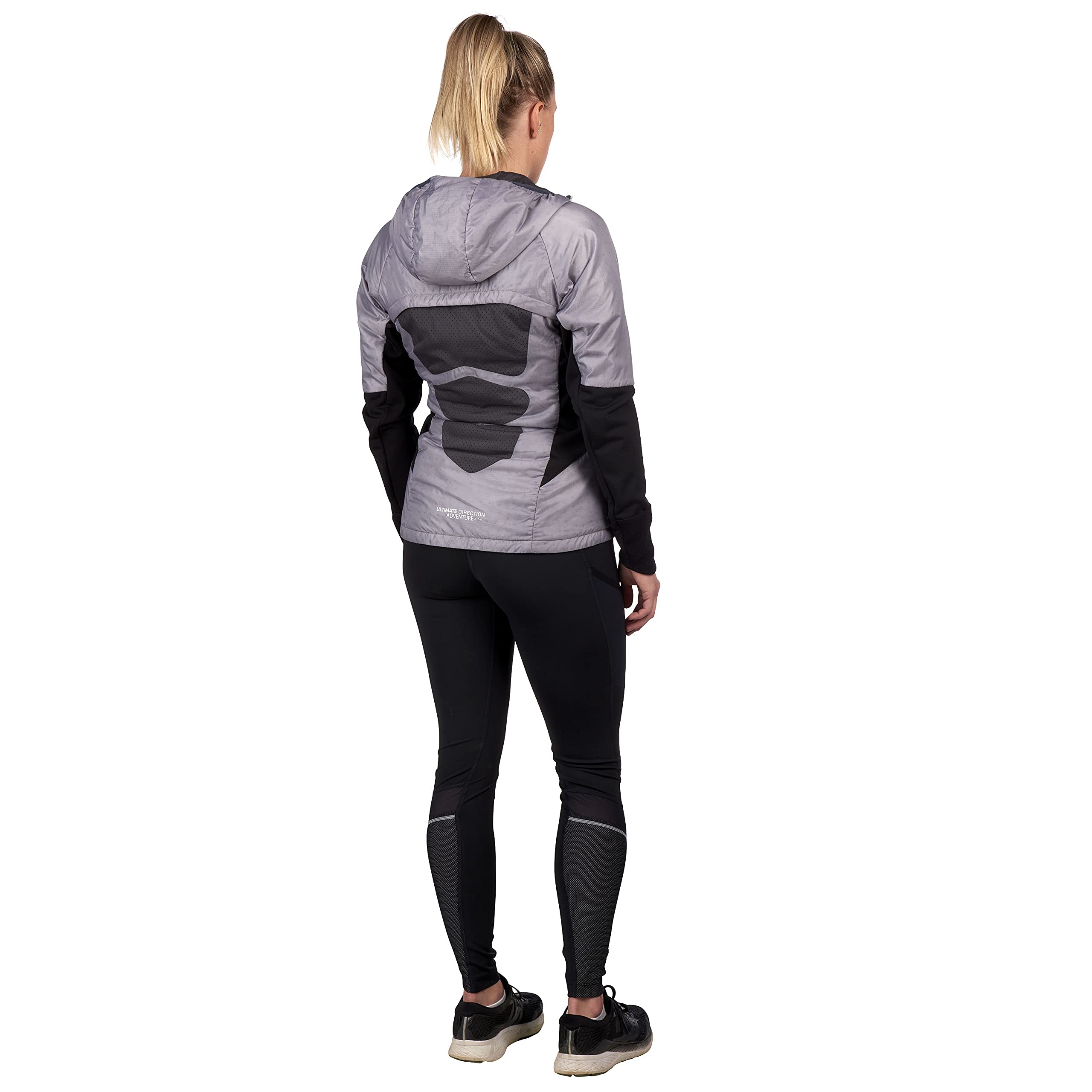 Ultimate Direction Women's Hydro Performance Running Tights with Pockets & Water Bottles - Moisture-Wicking, High Waist Yoga Leggings for Running, Hiking & Gym Workouts