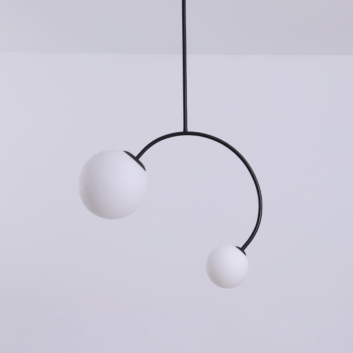 Modern Balance Glass Pendant Lamp - Elegant Hanging Light Fixture for Dining Room, Kitchen Island & Living Room Decor