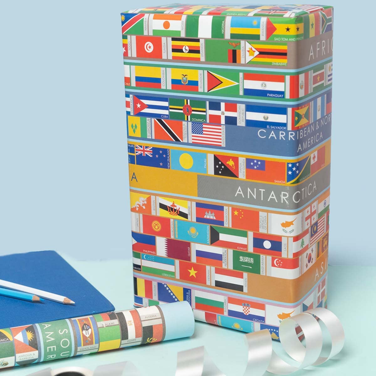 Premium Recyclable Gift Wrapping Paper - 5 Pack Large 28
