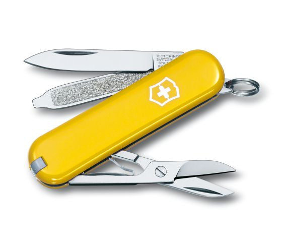 Victorinox Swiss Army Knives - Classic Small Pocket Knife with Keychain | Compact Multi-Tool for Camping, Hiking, Travel & Everyday Carry (EDC)