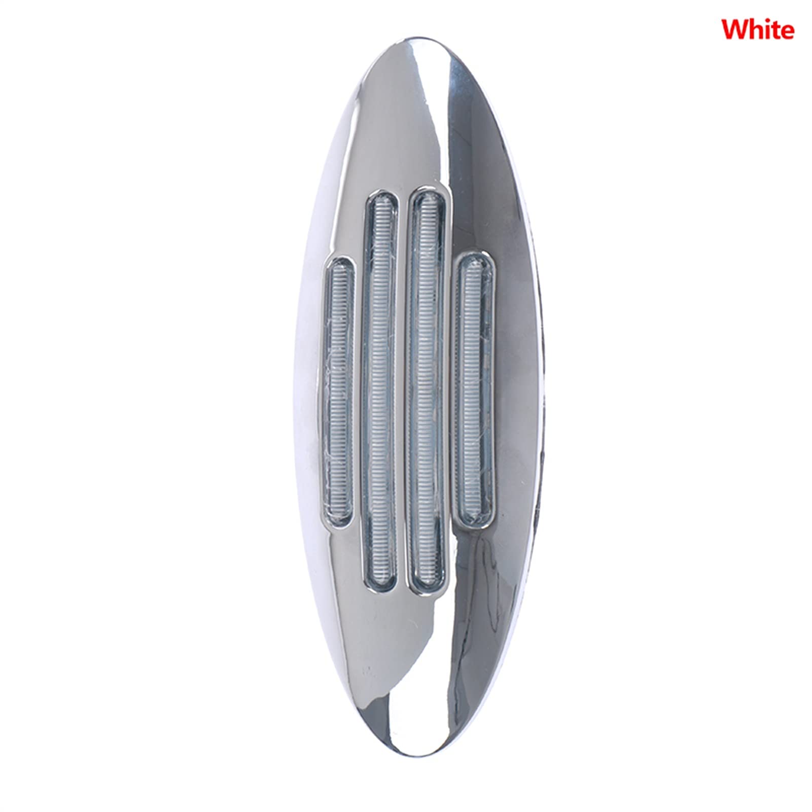 12V 24V LED Side Marker Lights - White External Truck Lights for Trailers, Lorries, Buses - Durable Warning Tail Lights & Brake Signal Lamps for Heavy Duty Vehicles & Commercial Transport