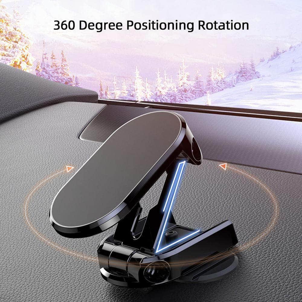 Universal Magnetic Phone Mount for Car Dashboard - Strong Hold, 360° Rotation, Hands-Free Car Accessory for Safe Driving & GPS Navigation