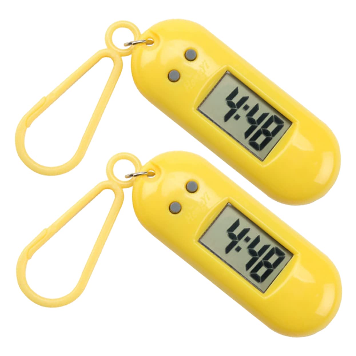 Yardwe 5 Pack Small Digital Keychain Watches - Lightweight Plastic Student Exam Watch with Alarm - Perfect for School Tests, Travel & Outdoor Activities (2 Watches per Pack, 5 Sets)