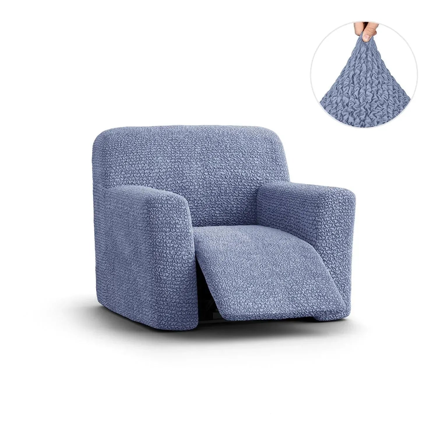 Microfiber Reclining Armchair Slipcover - Stretchable Furniture Protector for Living Room, Bedroom & Home Theater - Easy Wash Sofa Cover for Comfort & Style