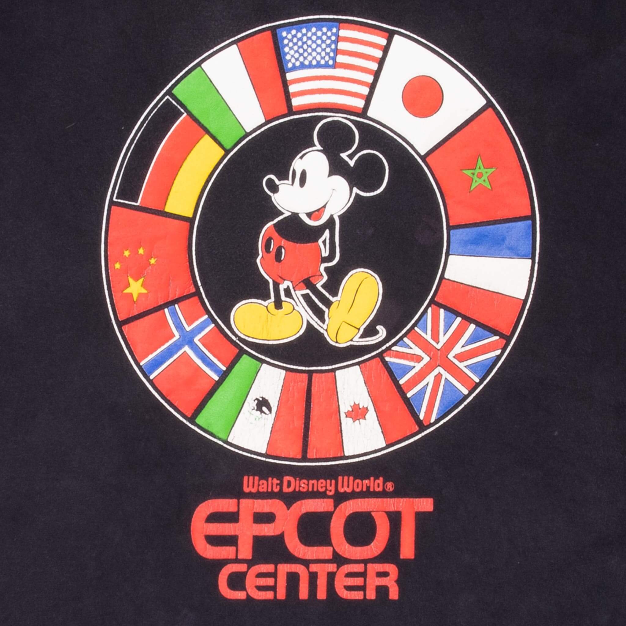 Vintage Disney Mickey Mouse EPCOT 1990s Graphic T-Shirt XL - Retro Cotton Tee Made in USA - Perfect for Disney Fans, Theme Park Lovers & 90s Nostalgia Fashion