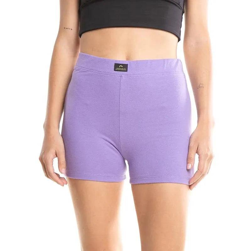 Rusty Rebel Shorts for Women - Stylish Violet Denim Shorts | Perfect for Casual Outings, Summer Fashion & Streetwear