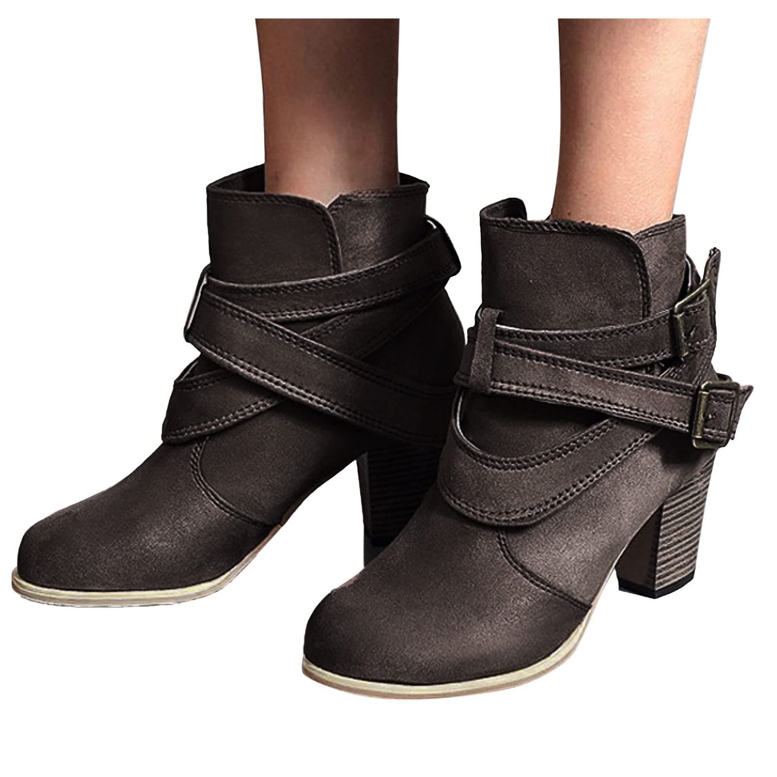 PATOPO Girls Riding Boots 2022 - Black Ankle Cowgirl Booties with Lace-Up & Tassel Design | Perfect for Equestrian, Western Fashion & Everyday Wear