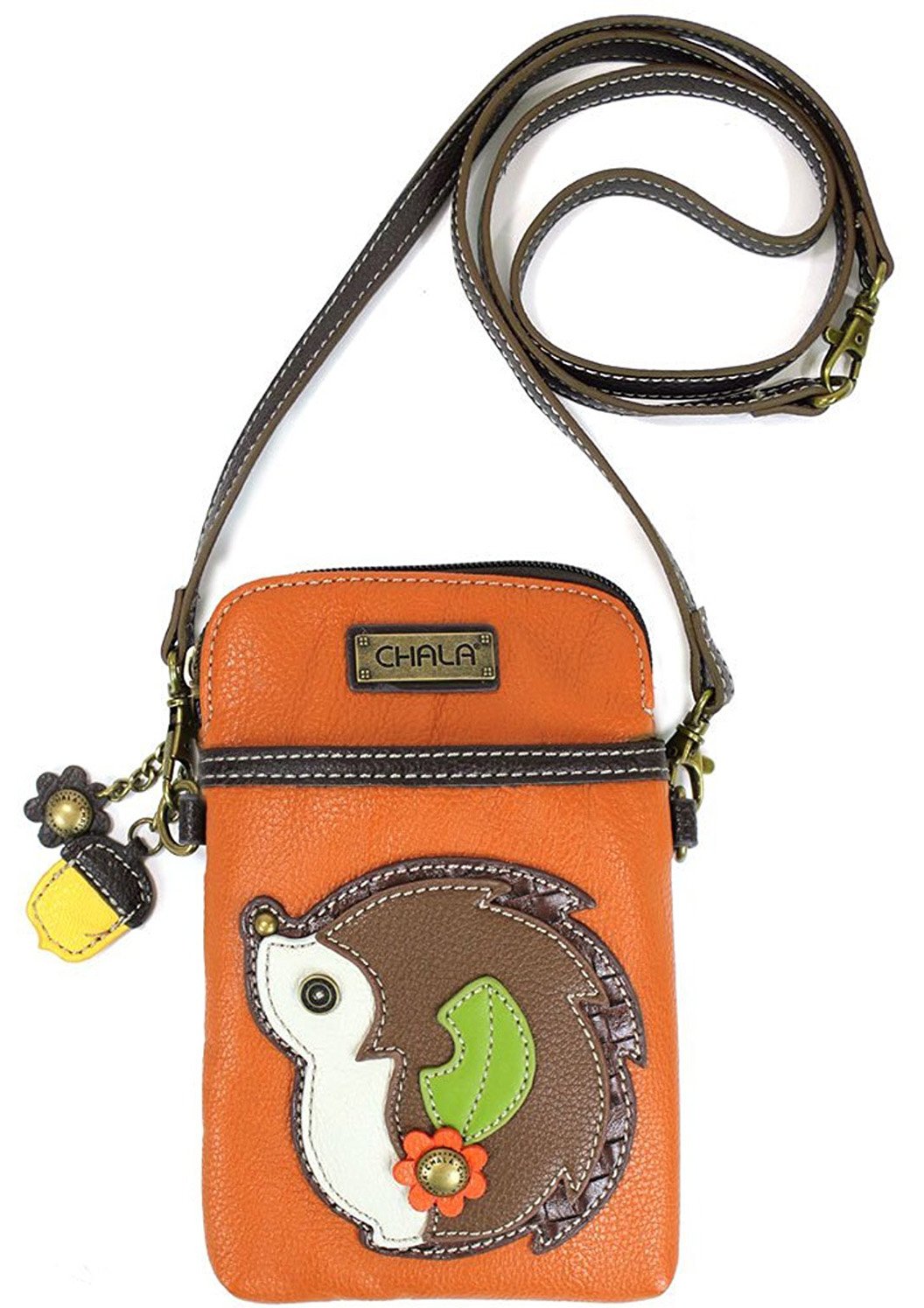 CHALA Women's Crossbody Phone Purse - PU Leather & Canvas Multicolor Handbag with Adjustable Strap | Perfect for Travel, Shopping & Everyday Use