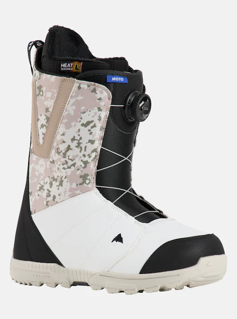 Burton Moto Boa Snowboard Boots 2025 - Men's/Women's Waterproof Snowboarding Boots with Boa Lacing System - Perfect for All-Mountain & Freestyle Riding