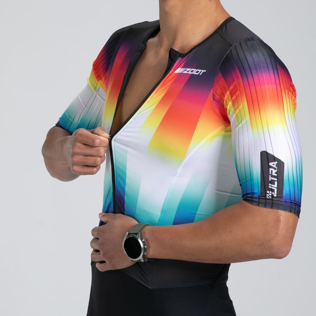 Men's Ultra Tri P1 Racesuit - High-Performance Triathlon Suit for Competitive Swimming, Cycling & Running | Ideal for Triathletes & Endurance Athletes