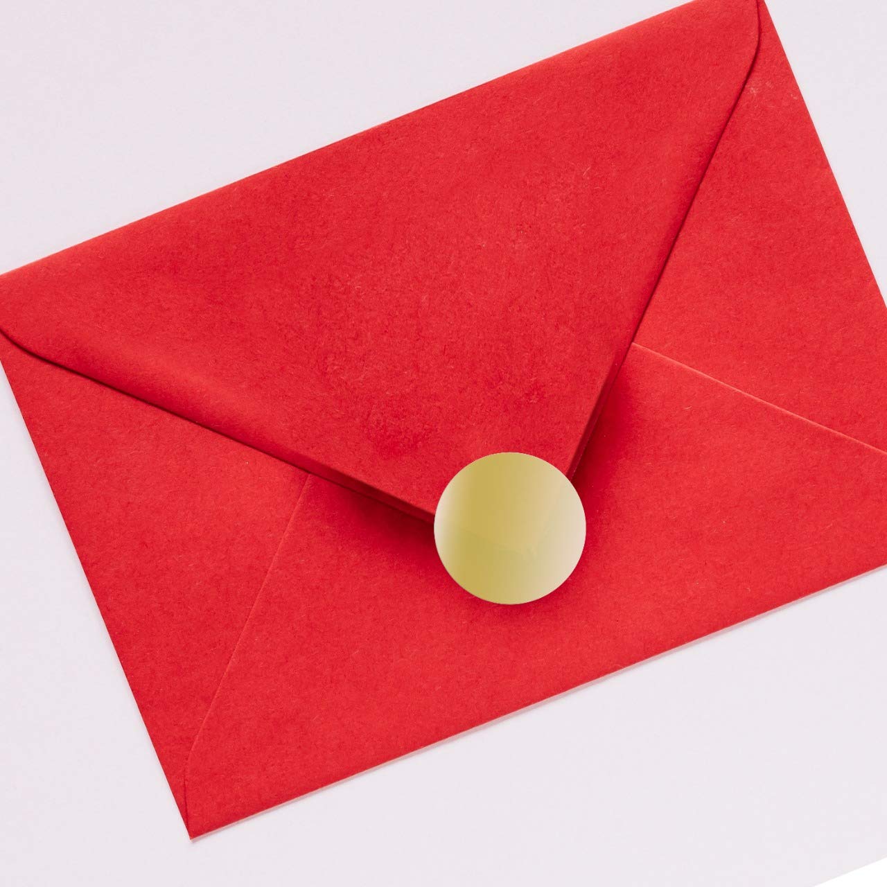Performore Gold Circle Stickers - 1 Inch Round Metallic Labels for Envelopes, Seals & Crafts - 1000 Gold Dot Stickers per Roll - Perfect for Wedding Invitations, Gift Wrapping & Scrapbooking