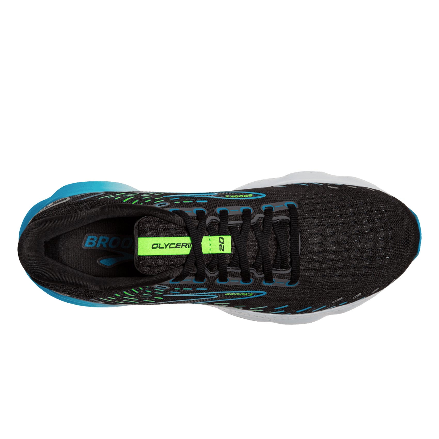 Men's Brooks Glycerin 20 Running Shoes - Premium Cushioned Sneakers for Jogging, Training & Gym Workouts | Ideal for Road Running, Marathon & Daily Fitness Activities