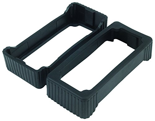 EC2-BK Protective End Cap - Durable Rubber Cover for Pipe, Tube, and Rod Protection - Ideal for Construction, Plumbing, and DIY Projects