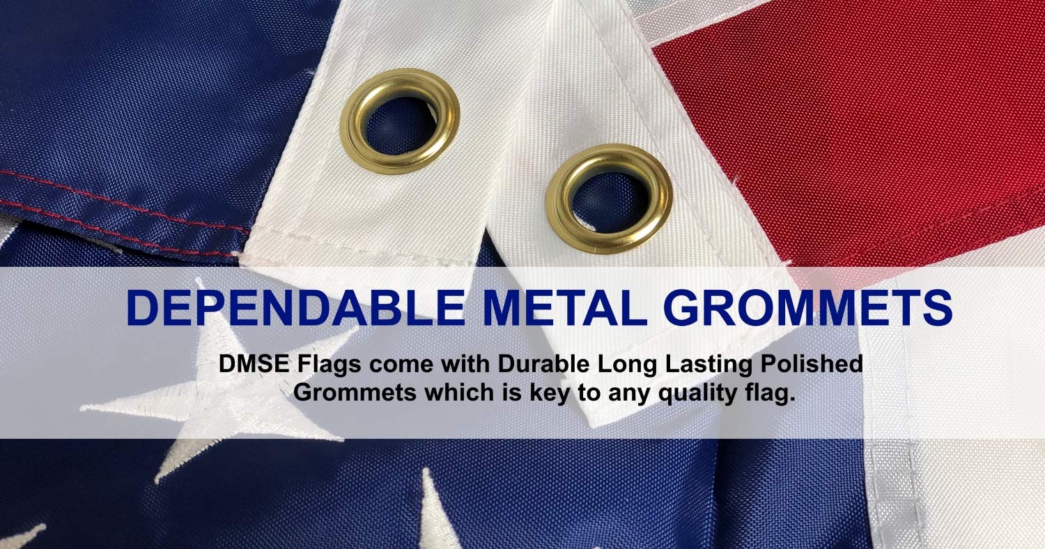 DMSE California State Bear Flag 2x3 Feet - 100% Polyester 100D UV Resistant Outdoor Flag - Perfect for Backyard, Garden, and Patriotic Decorations