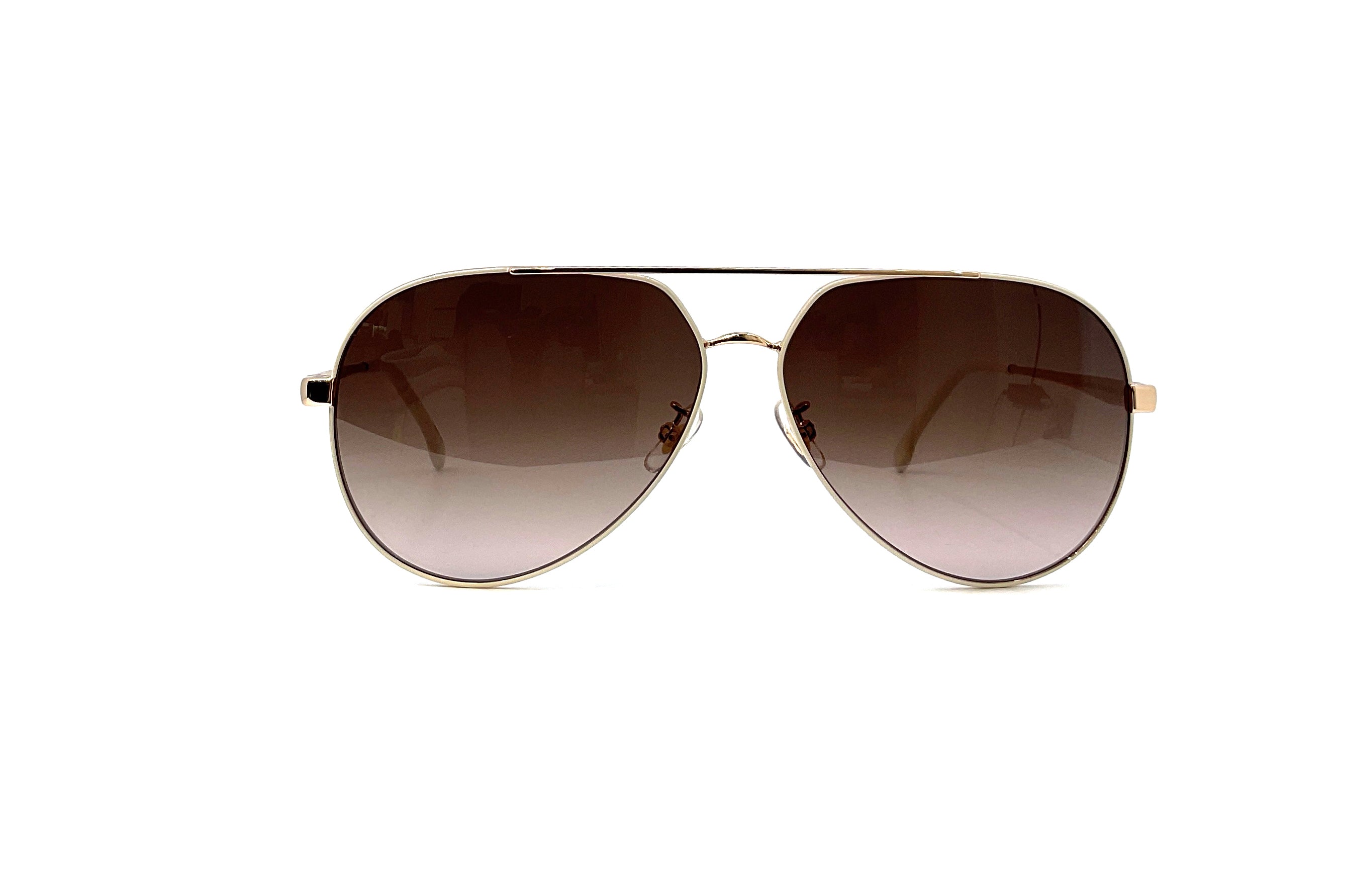 Carrera 3005/S Aviator Sunglasses - White Copper Gold Frame & Lens - UV Protection for Men & Women - Perfect for Driving, Travel, and Outdoor Activities