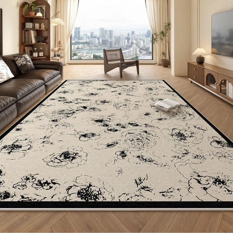 Emmie Velvet Waterproof Carpet for Living Room, Bedroom & Car – Soft, Stain-Resistant & Durable Home Decor Rug