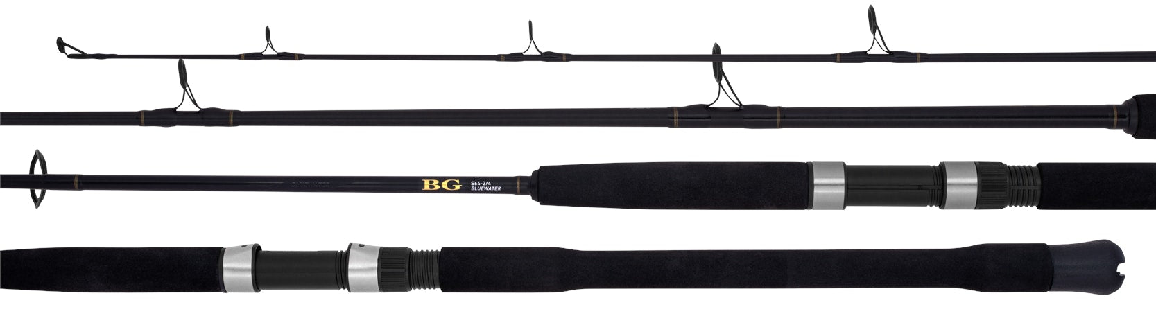 Daiwa BG Bluewater 22 Spin Fishing Rod - Saltwater & Freshwater Spinning Rod for Surf, Pier & Offshore Fishing | Heavy Duty Graphite Construction for Big Game Fish