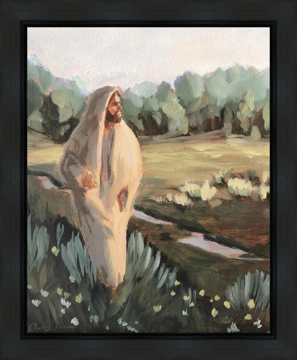 Be Thou Humble Gallery Wrap Canvas Art - Inspirational Christian Home Decor for Living Room, Bedroom & Office - Perfect Wall Art Gift for Religious Families