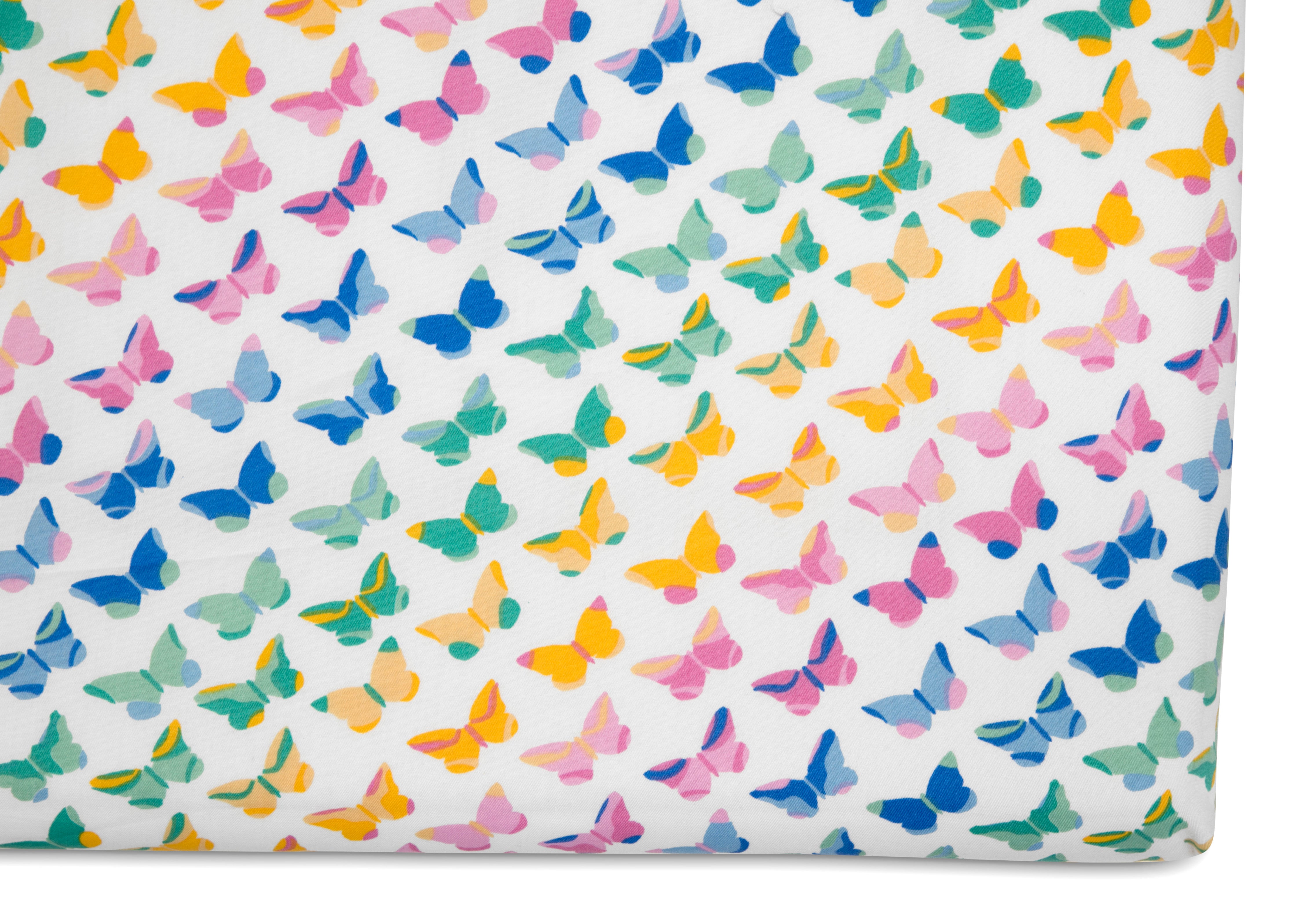 Butterflies 3-Piece Twin Sheet Set - Soft Microfiber Bedding for Kids & Teens - Perfect for Bedrooms, Dorms, and Sleepovers
