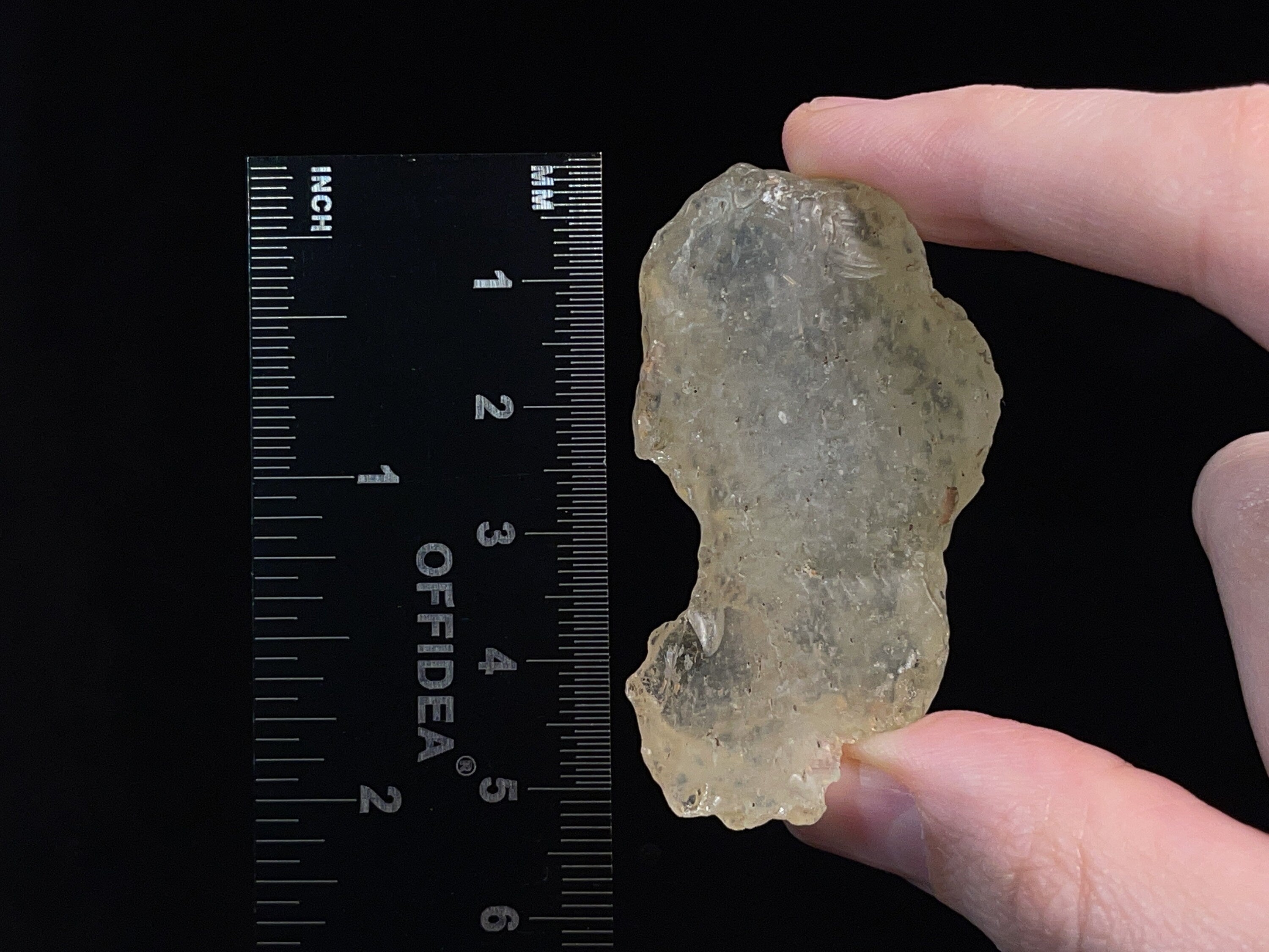 Libyan Desert Glass Raw Crystal - Rare 2A Grade 26.8g - Metaphysical Healing Stones for Meditation & Energy Work - Authentic Natural Gemstone for Jewelry Making & Spiritual Collection