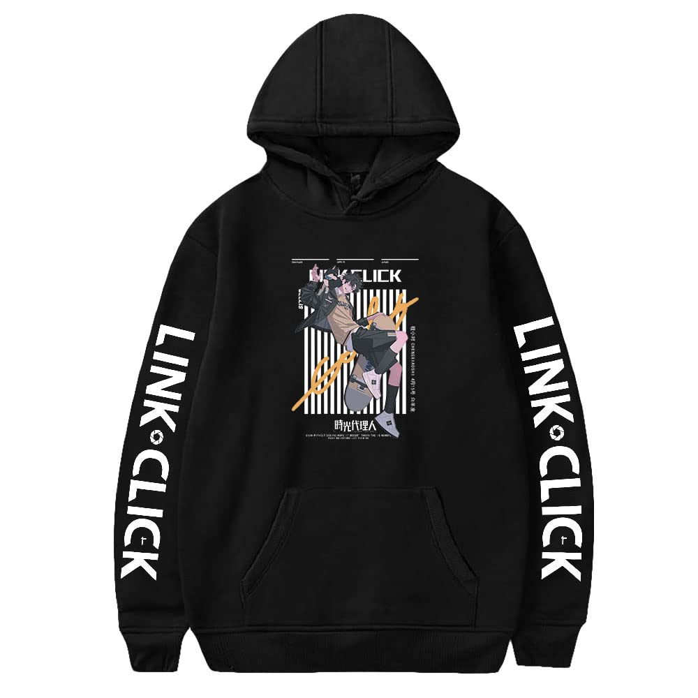 Link Click Anime Hoodie - Unisex Long Sleeve Sweatshirt for Men & Women | Harajuku Streetwear Fashion | Perfect for Cosplay, Anime Conventions & Casual Wear