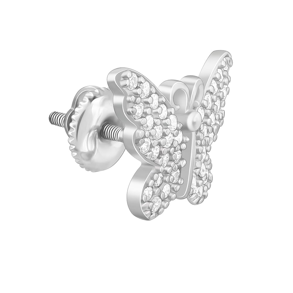 GIVA 925 Sterling Silver Hypoallergenic Zircon Butterfly Stud Earrings for Women - Elegant Jewelry Gift for Anniversary, Birthday & Special Occasions | Perfect for Date Night, Party & Everyday Wear