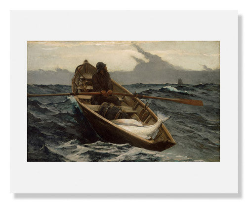 Winslow Homer The Fog Warning Art Print - Classic American Maritime Painting - Perfect for Home Decor, Office Wall Art & Nautical Theme Gifts