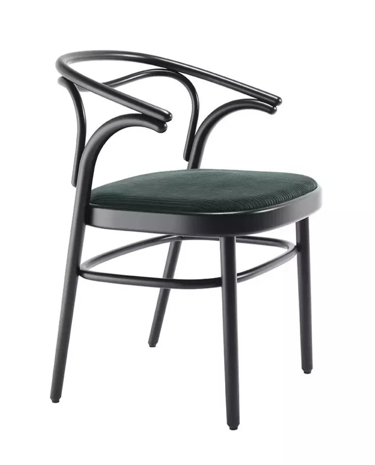 Beaulieu Bentwood Armchair by GTV - Modern Wooden Dining Chair for Kitchen, Restaurant & Office - Ergonomic Design for Comfortable Seating