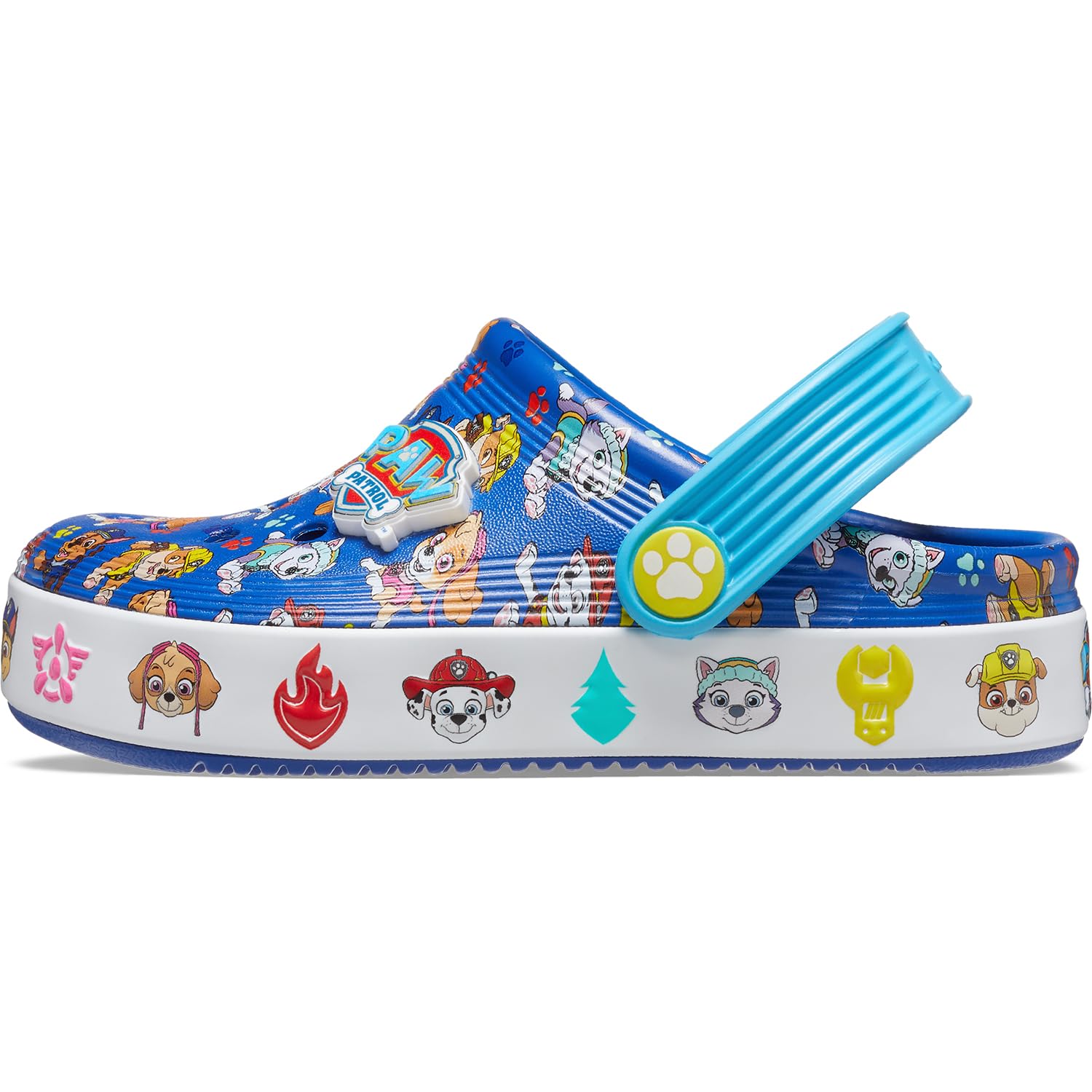 Crocs Paw Patrol Clogs for Kids & Toddlers - Lightweight Comfortable Water Shoes for Boys & Girls - Blue Unisex Sizes 8 US - Perfect for Beach, Pool & Outdoor Play