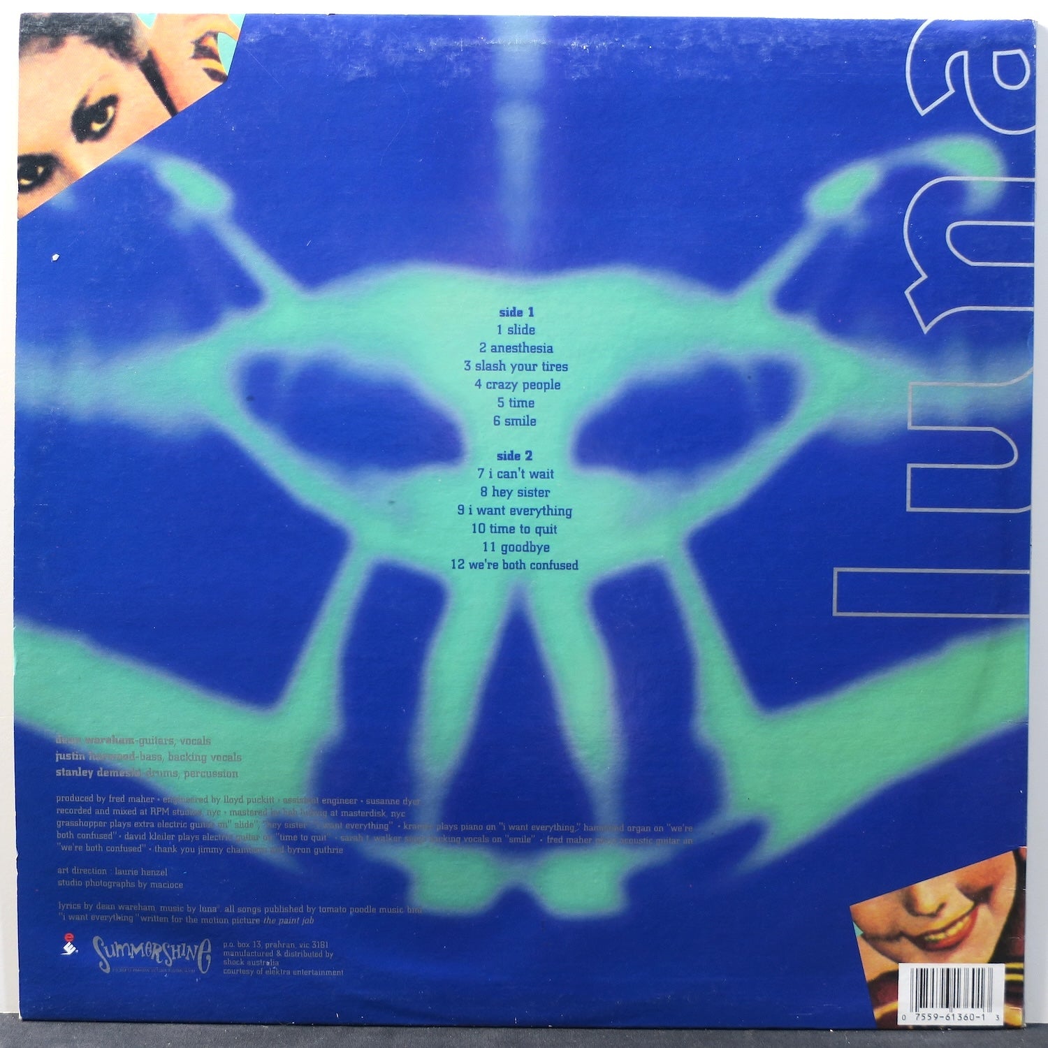 Luna 'Lunapark' 1993 Oz Original Vinyl LP by Galaxie 500 - Rare Collectible Record for Music Enthusiasts & Vinyl Collectors