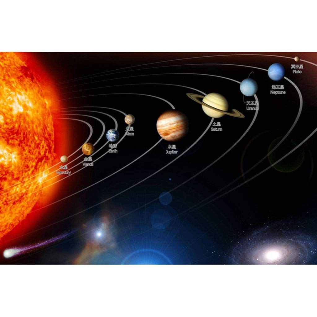 1000-Piece Space Jigsaw Puzzle for Kids & Adults - Planets, Stars, Galaxies - Challenging Astronomy Puzzle for Family Game Night & STEM Learning