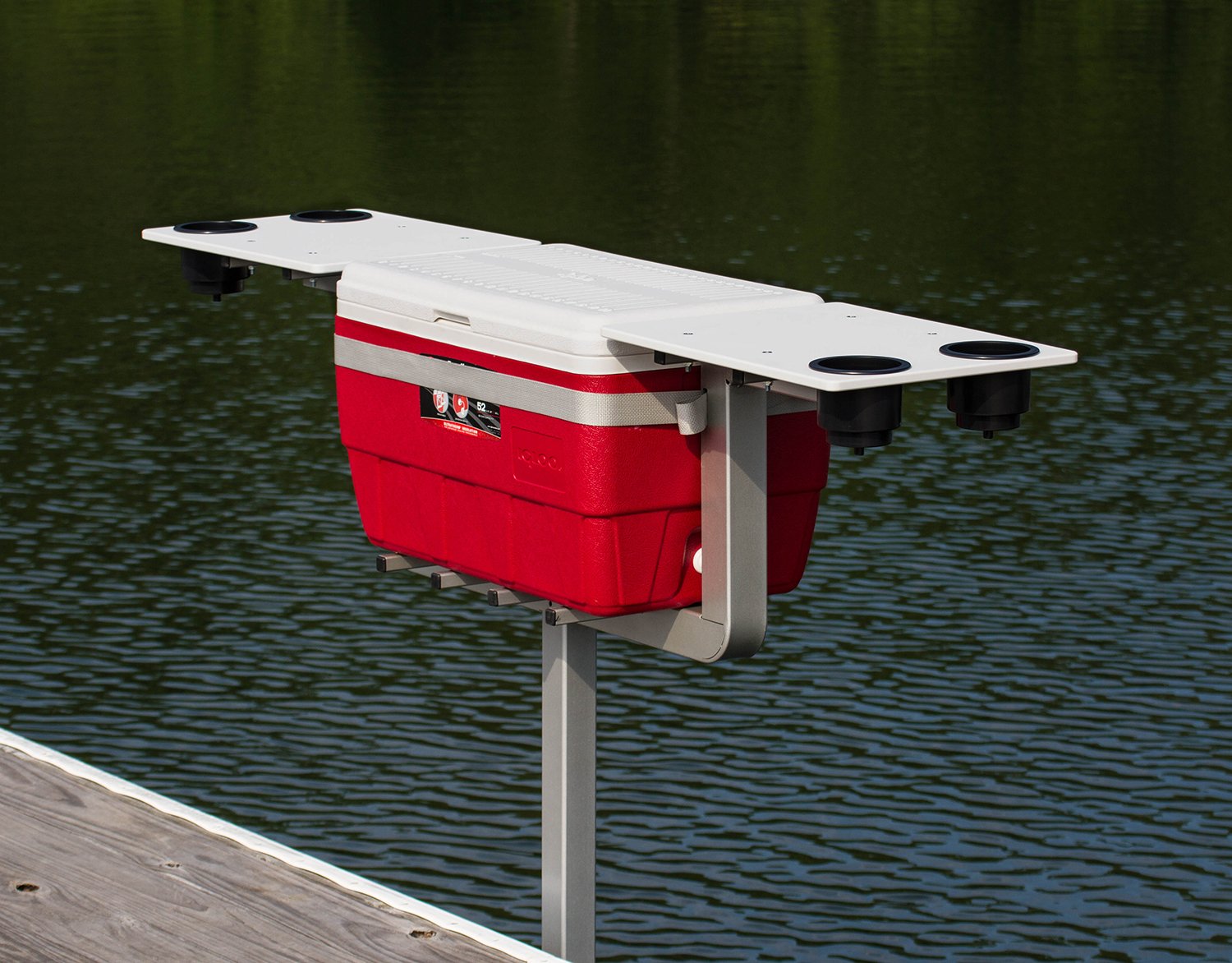 Gray Dock Sides Tie Down 86926 - Heavy Duty Marine Boat Cleats for Secure Docking, Perfect for Outdoor Entertainment Centers & Waterfront Parties