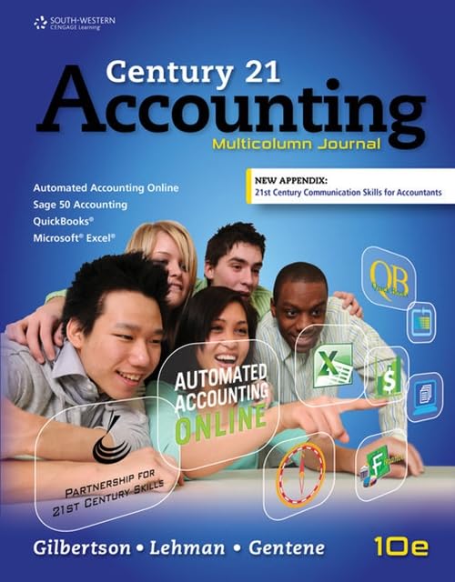 Century 21 Accounting: Multicolumn Journal Textbook - Latest Copyright Update | MindTap Course List | Perfect for Accounting Students & Professionals