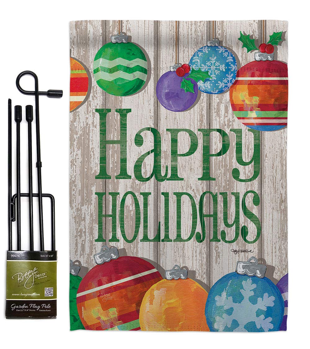 Breeze Decor Christmas Garden Flag Set 13