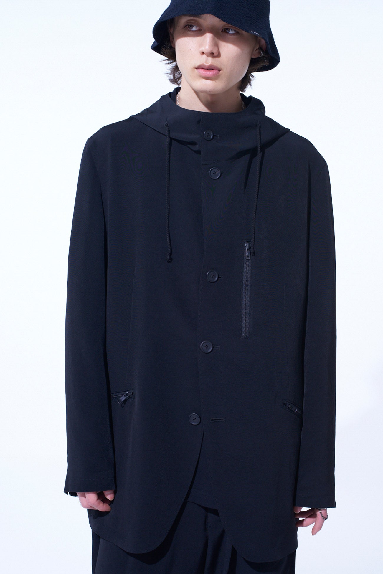 Stylish Crepe de Chine Hooded Jacket for Women - Lightweight & Comfortable Outerwear for Spring & Fall - Perfect for Casual Outings, Travel, and Layering
