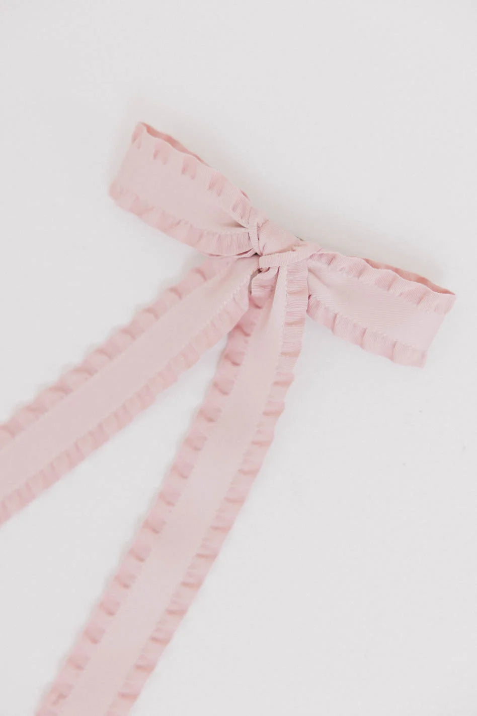 Elegant Long Tail Bow Hair Clip in Pink - Perfect for Weddings, Parties, and Everyday Hair Accessories