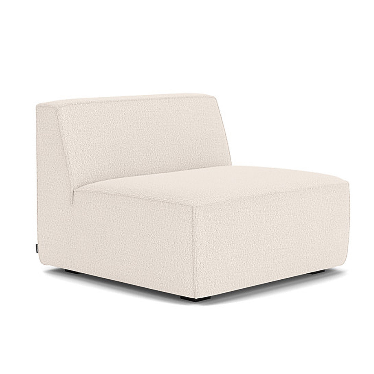 Stylish Dane Boucle 1-Seater Modular Armless Sofa - Perfect for Small Spaces, Apartments & Modern Living Rooms