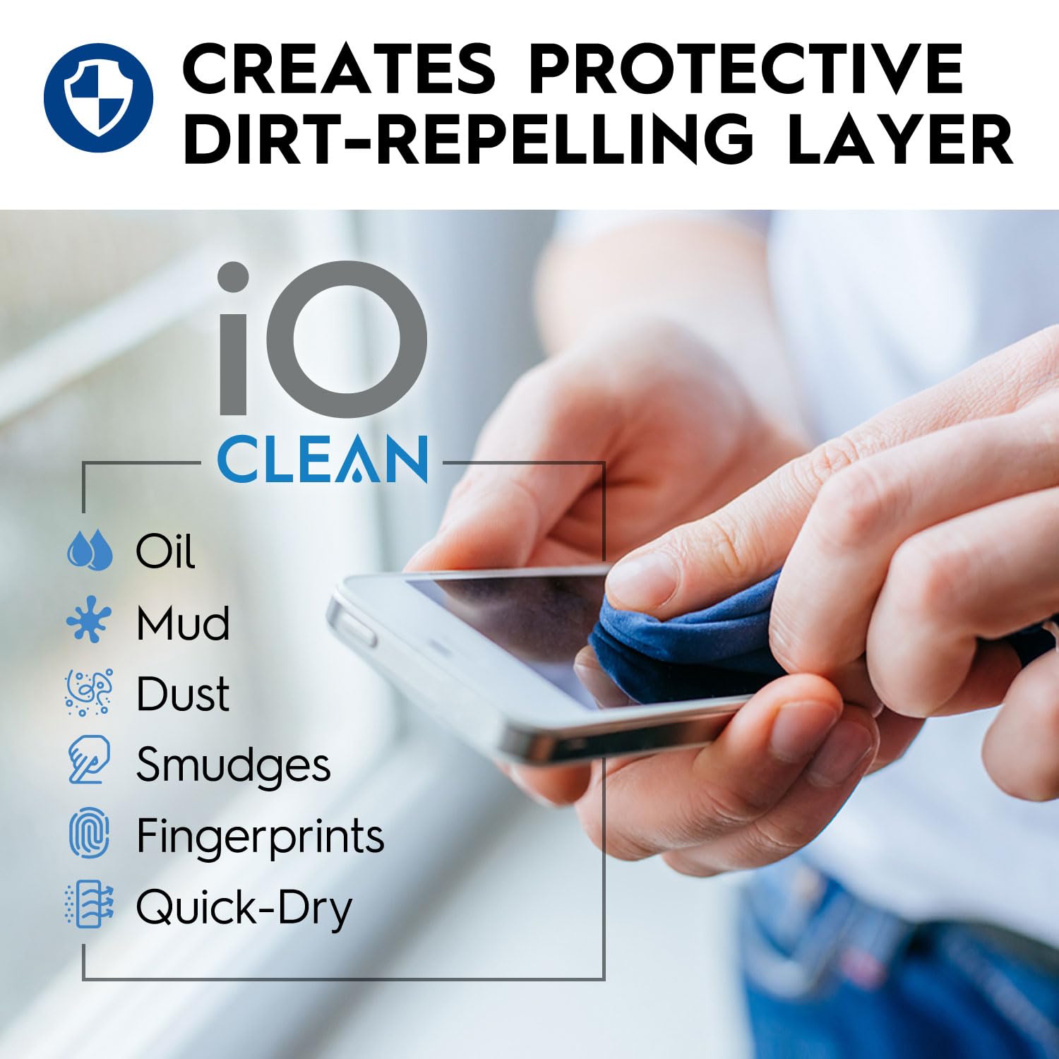 Premium Eyeglass Lens Cleaner Kit (3.38oz x 2 + 2 Microfiber Cloths) - Streak-Free Cleaning Solution for Glasses, Screens, Cameras, Laptops, Touchscreens & Electronics - Perfect for Home, Office, Travel & Outdoor Use