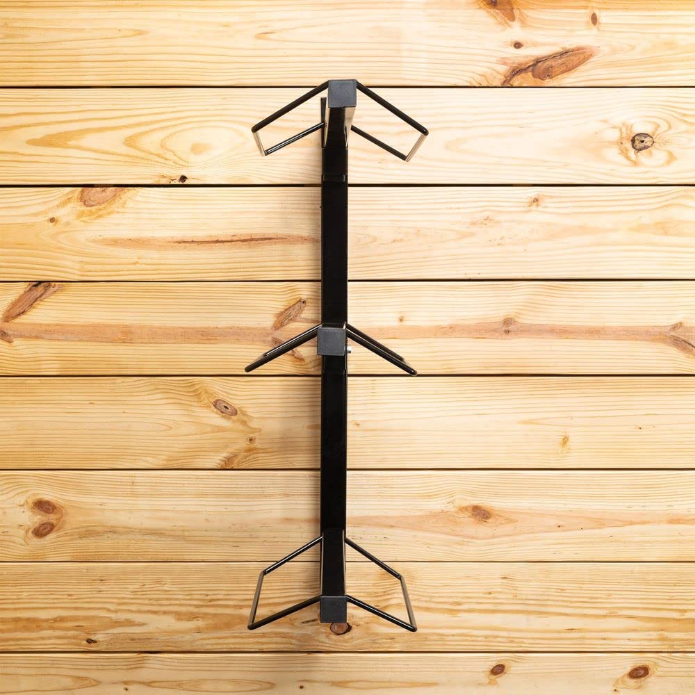 Wall-Mounted Saddle Racks - Heavy Duty Horse Saddle Storage Organizer for Barn, Stable & Tack Room | Space-Saving Saddle Holder for Western, English & Dressage Saddles | Perfect for Equestrian Gear Organization