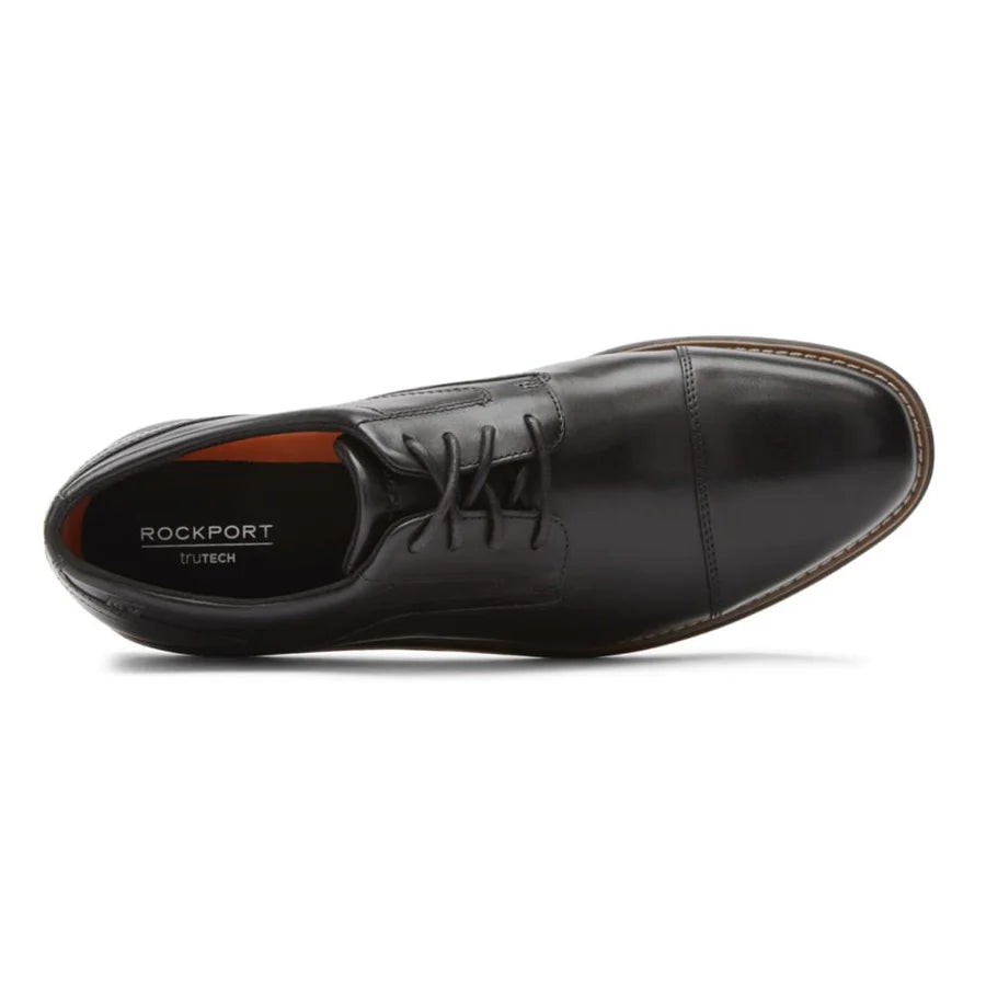 Men's Garett Cap Toe Oxford Dress Shoes - Classic Formal Leather Shoes for Business, Office & Wedding Occasions