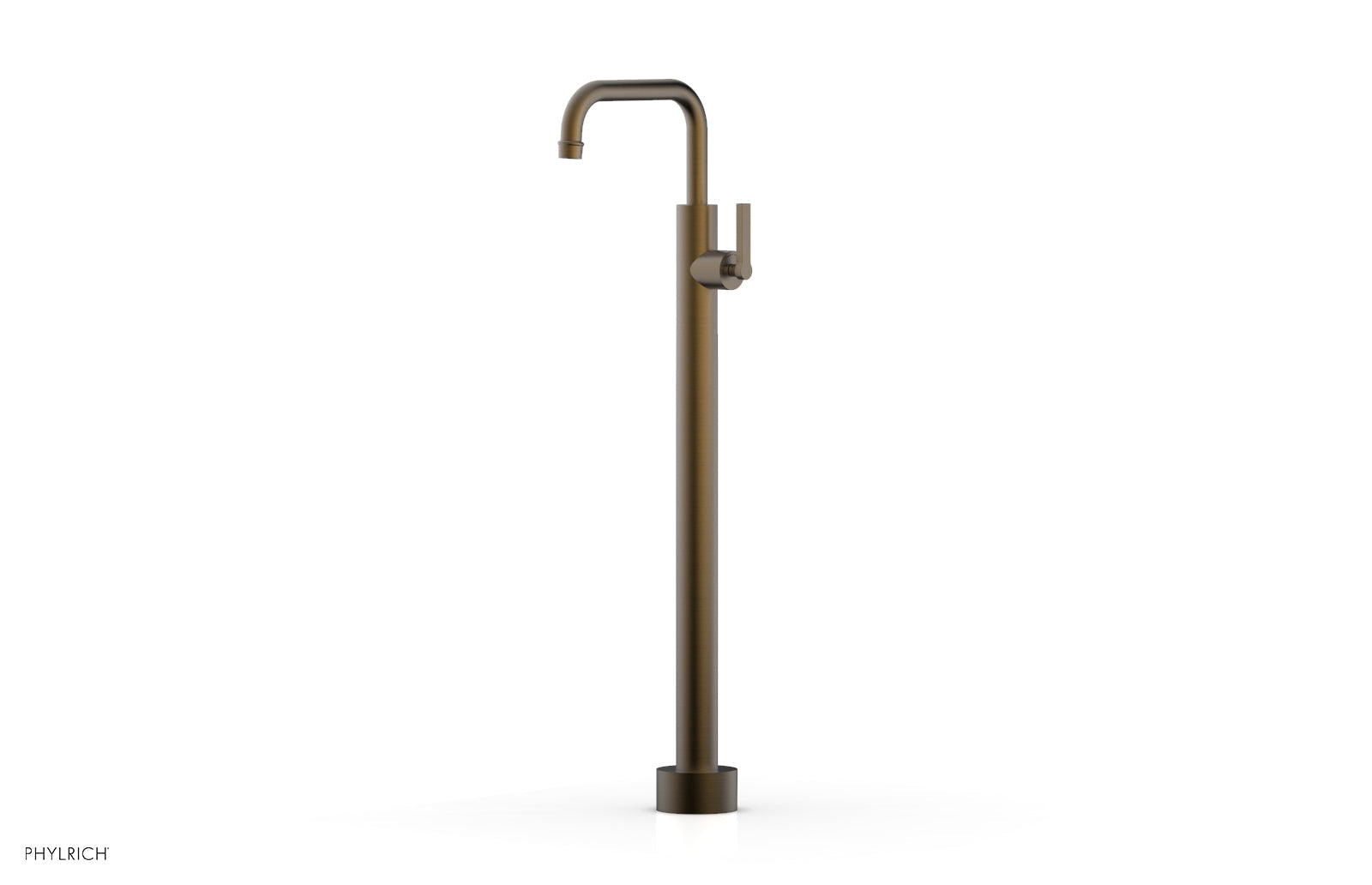 HEX MODERN Tall Floor Mount Tub Filler with Lever Handle 501 55 02 - Perfect for Luxury Bathrooms & Spa-Like Showers