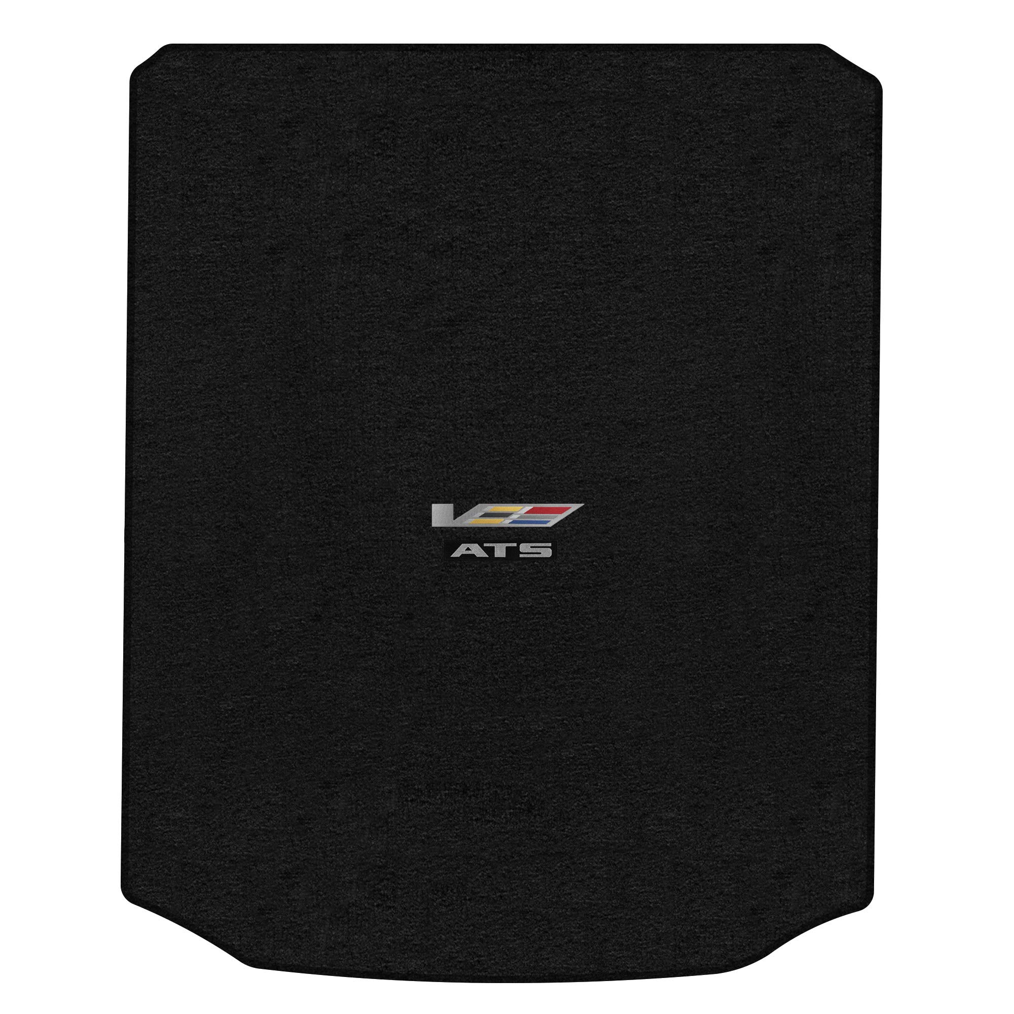 Premium Custom-Fit Carpeted Floor Mats & Trunk Liner for Cadillac ATS-V Sedan 2017-2019 - Luxury Car Floor Protection, Charcoal with Large Emblem - Perfect for Daily Commuting, Road Trips & Car Shows