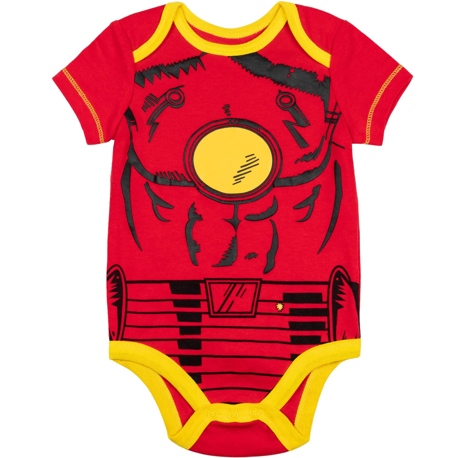 Marvel Superhero Baby Boys' 5-Pack Bodysuits - Hulk, Spiderman, Iron Man & Captain America | Soft Cotton Infant Onesies for Newborns & Toddlers | Perfect for Playtime, Photo Shoots & Superhero-Themed Parties