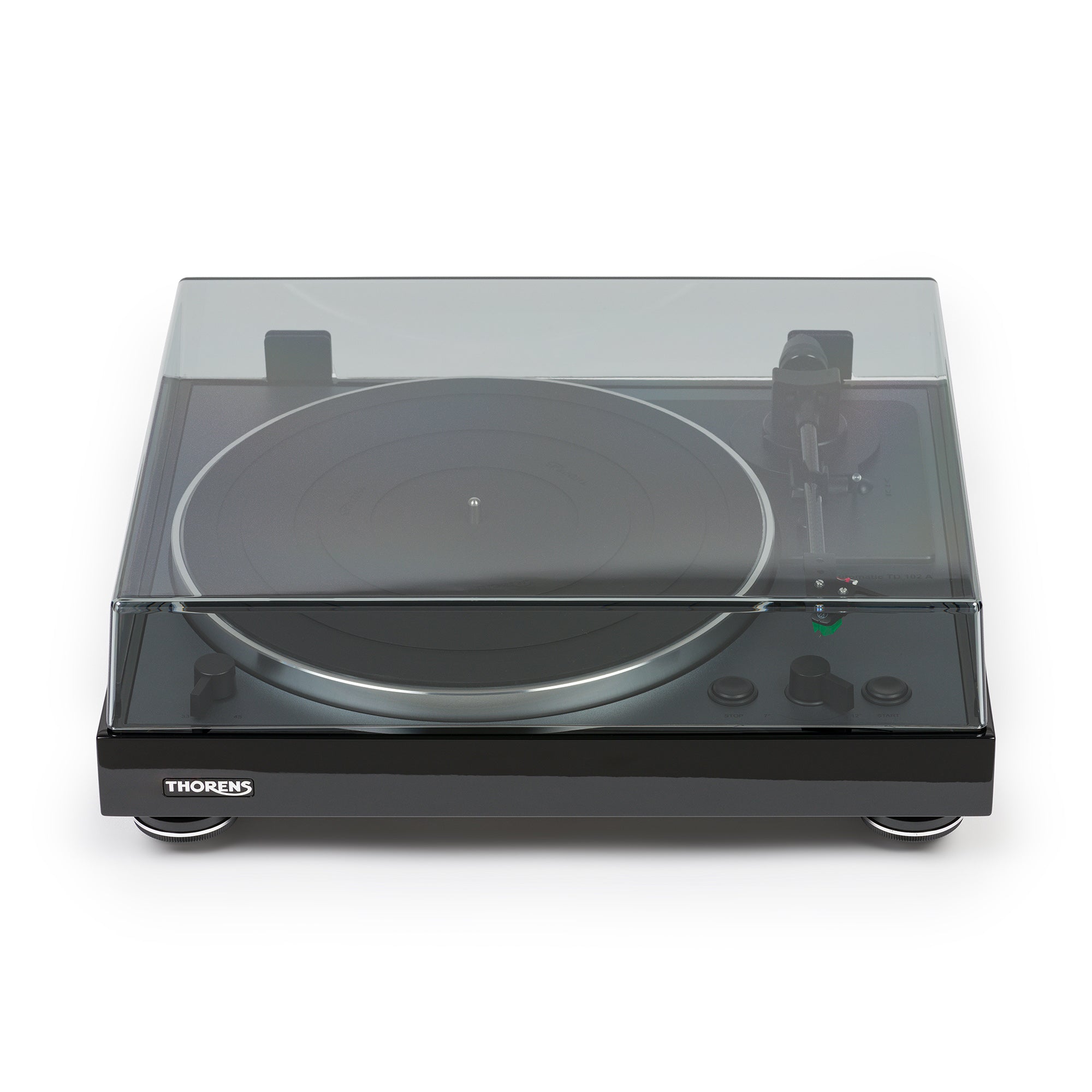 Thorens TD 102 A Automatic Turntable - Premium Vinyl Record Player with Built-in Phono Preamp | Perfect for Home Audio & DJ Setup
