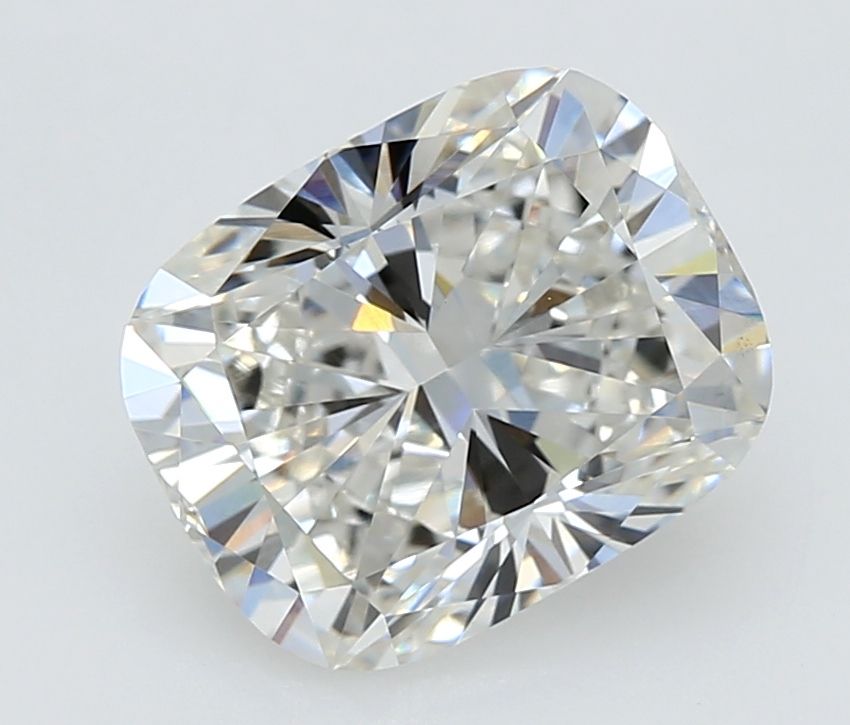 2.52 Carat F Color VVS2 Clarity Cushion Cut Lab-Grown Diamond - Perfect for Engagement Rings & Luxury Jewelry