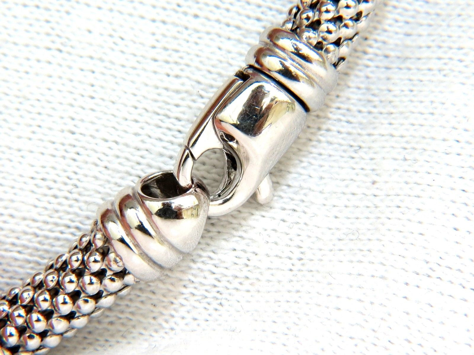 1.00 Carat Diamond Slope Enhancer Slide - 5mm Beaded Necklace in 14K Gold | Elegant Layering Piece for Women's Jewelry Collection