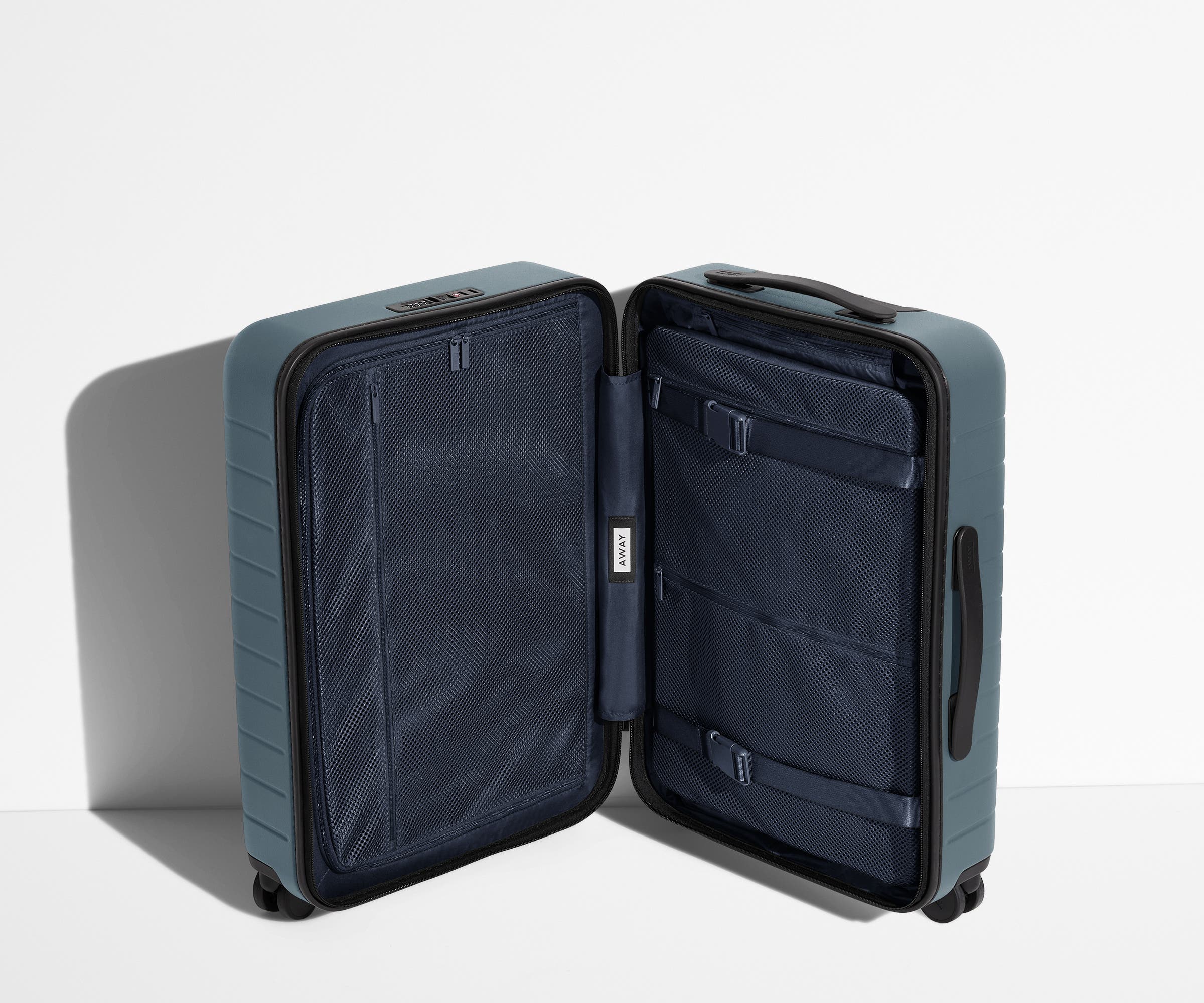 Stylish Coast Blue Carry On Luggage - Perfect for Air Travel & Weekend Getaways