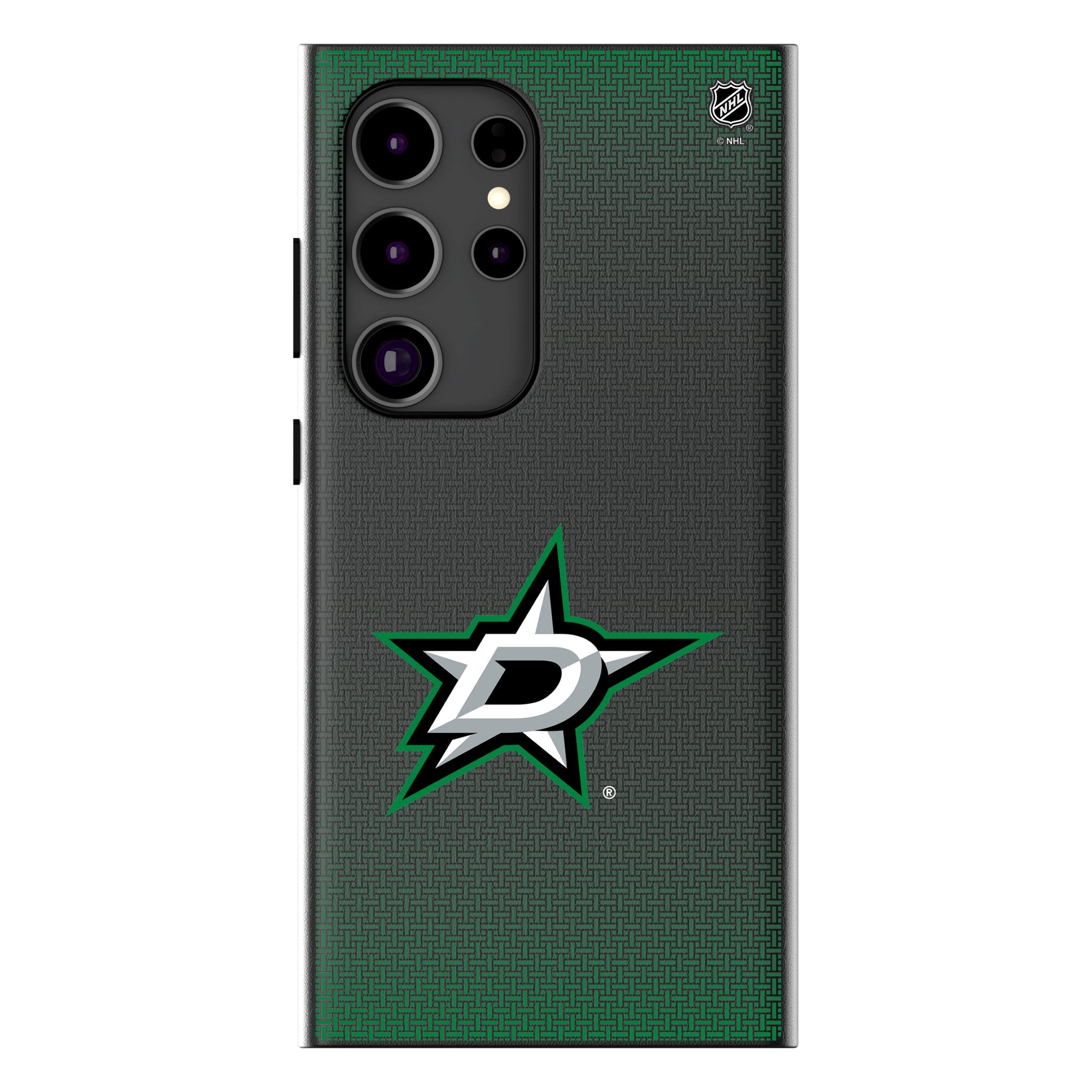 Dallas Stars MagSafe Compatible Phone Case for Samsung Galaxy - Premium Linen Design for Everyday Protection & Style | Perfect for Work, Travel & Sports Fans